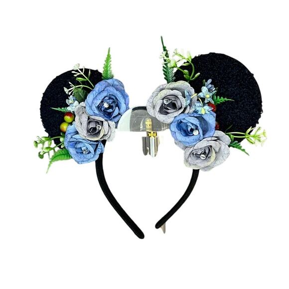 Minnie Mouse Floral Ears - Picture 1 of 2